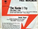 FREE MOVEMENT: The Harder I Try (The Bluer I Get)  (´72 / rare German PROMO 7