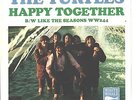 TURTLES--PICTURE SLEEVE + 45---(HAPPY TOGETHER)--PS--PIC---SLV