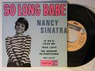 Nancy Sinatra (import 45 ep w/ps) SO LONG BABE + 3    VG+ French