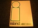  1969 ISLAND LABEL BROCHURE IN FABULOUS CONDITION-72 PAGES WITH LP PICS