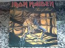 IRON MAIDEN Piece of Mind RARE ITALY LP Dune NO GATEFOLD