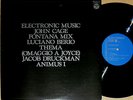 ELECTRONIC MUSIC '76 japan LP electronics experimental avant-garde CAGE BERIO