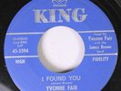 Hear Funk 45 Yvonne Fair & James Brown Band - I Found You / If I Knew On King