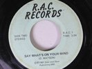 Hear Modern Soul Rare 45 S. Watson - Say What'S On Your Mind / For The Love Of
