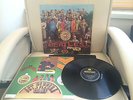 THE BEATLES SGT PEPPER MONO EXTRA DOT 1st CUTOUT -1 -1 UK PMC 7027 VINYL LP VG