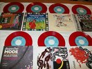 7 Depeche Mode Singles, 1st German Pressing in red vinyl, Top Condition