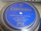 PRE WAR JAZZ- RED NORVO SWING OCTET-ROYAL BLUE COLUMBIA 78 RPM- HONEYSUCKLE ROSE
