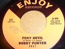 BOBBY PORTER  Foxy Devil / Searching For Love (Enjoy) GREAT NORTHERN SOUL R&B 45