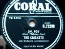 The Crickets: Oh, Boy / Not Fade Away (78 rpm)