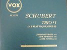 ANDRE NAVARRA - JOSEPH BENVENUTTI - RENE BENEDETTI / SCHUBERT / VOX