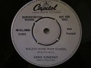 RARE WALKING HOME FROM SCHOOL/I GOT A BABY. GENE VINCENT. CAPITOL DEMO CL 14830