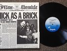 JETHRO TULL - THICK AS A BRICK - ORIGINAL OZ CHRYSALIS FOLK PROG ROCK LP - 1974