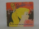 Barbie Sings Mattel 3 - 45 rpm - record set in illustrated/lyric song book-1961
