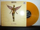 Nirvana-In Utero Vinyl LP-Orangenes Vinyl-mit Poster und Textblatt-NEU