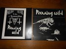 RUNNING WILD hammerblow lp  black demons on stage lp  iron maiden metallica