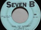 Roger & The Gypsies 45 Pass The Hatchet Pt.'s I & II NOLA Mod R&B Funk Seven B