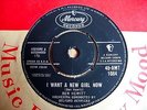 BEN HEWITT, I WANT A NEW GIRL NOW/MY SEARCH, 1960 UK MERCURY 45, RARE ROCKABILLY