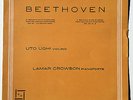 UTO UGHI LAMAR CRAWSON LP RARE PRIVATE ISSUE BEETHOVEN VIOLIN SONATAS NM