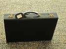 ARTIE SHAW briefcase, 45 master recordings (2), and Mr. Shaw's book