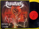 SEPULTURA Morbid Visions RARE 1987 GERMAN ORIG. 1st PRESS VINYL LP Sodom Kreator
