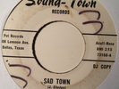 JIMMY ELLEDGE Sad Town SOUND-TOWN 45 RARE Texas Northern Soul
