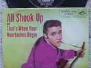 Elvis Presley- All Shook Up /That's When Your Heartaches Begin- RARER USA 45+ PS