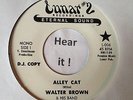 Rockabilly Walter Brown; Alley Cat / Jelly Roll Rock on LUNAR #2 rare DJ reissue