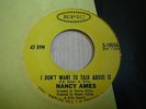 NANCY AMES - I DONT WANT TO TALK ABOUT IT - EPIC