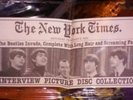 The Beatles: limited edition NY Times interview picture disc collection