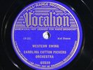 78 RPM --  Carolina Cotton Pickers, Vocalion 03539, E (territory jazz)