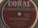 78 Rpm Teresa Brewer I Just Can't Wait Till Christmas / Too Fat For The Chimney