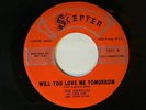 The Shirelles 45 WILL YOU LOVE ME TOMORROW / BOYS   Scepter VG++  r+b