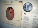 I LOVE ALAS elizabethan life in music song & poetry Purcell Consort UK argo LP