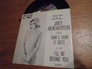 JOEY HEATHERTON--PICTURE SLEEVE + 45 on CORAL--(THAT'S HOW IT GOES)-- MINT