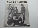 SUZY AND THE RED SRIPES  SEASIDE WOMAN SHEET MUSIC SONGSHEET  McCARTNEY /BEATLES
