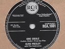 CLASSIC ELVIS PRESLEY  78 rpm  KING CREOLE / DIXIELAND ROCK  UK RCA 1081 EX/EX-