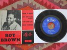 ROY BROWN - EP on KING # 254 W/ Pic Sleeve - r&b Jump Blues SUPER RARITY