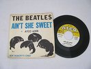 THE BEATLES Ain't She Sweet 45 RPM Record w/ Sleeve - ATCO 6308