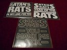 SATANS RATS  3 x 7