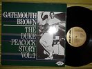 CLARENCE GATEMOUTH BROWN, THE DUKE PEACOCK STORY VOL. 1, LP 1986 UK/EEC MINT/EX