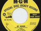 HEAR- Rare Beatles & Tony Sheridan 45 - My Bonnie - MGM Promo - SEE CONDITION
