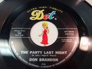 45 RPM l TEENER : Don Brandon