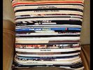 2 Pillow Covers  The Beach Boys Bob Dylan Rolling Stones Neil Young Vinyl Record