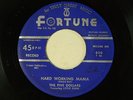 The Five Dollars 45 HARD WORKING MAMA / I WILL WAIT   Fortune 830 VG- to VG
