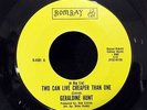 NORTHERN SOUL - GERALDINE HUNT - TWO CAN LIVE CHEAPER THAN ONE - BOMBAY