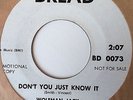 promo garage 45 WOLFMAN JACK & THE WOLFPACK Don't You Just/New Orleans on BREAD