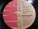 IRON MAIDEN ** FRENCH / GERMAN LABEL ** FRENCH LP WITH GERMAN NUMBERS