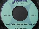 45RPM GARAGE BAND  THE FUGITIVES FENTON 2075