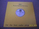 U2 In Concert      1983  BBC TRANSCRIPTION SERVICE disc and cover NEAR MINT