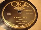 JAZZ EARL HINES PIANO A Monday Date/Caution Blues OKEH 8832
